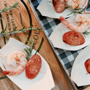 Grilled Prawn with Chorizo (12pcs)