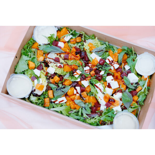 Pumpkin Beetroot Salad with Fetta and Rocket