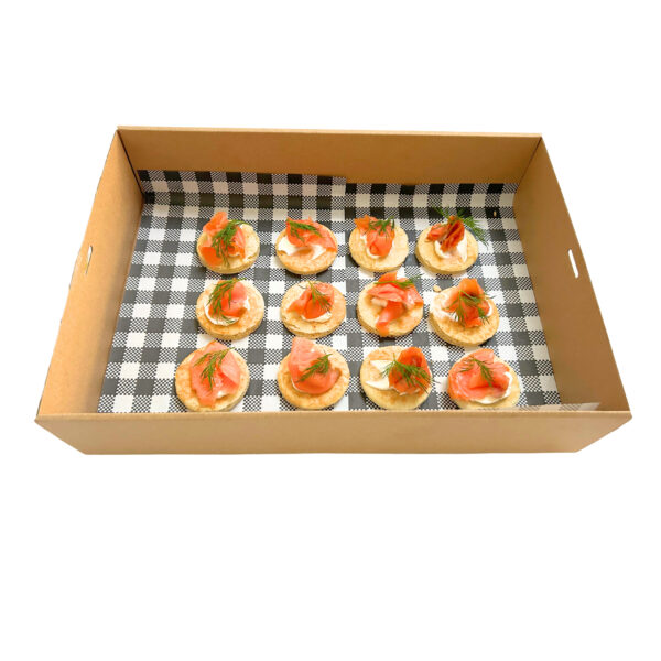 Blinis with Smoked Salmon (12 pcs)